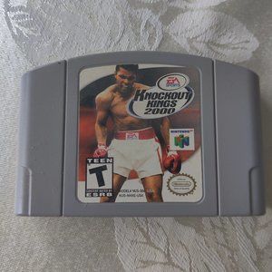 N64 Nintendo 64 EA Sports Knockout Kings 2000 Boxing Video Game